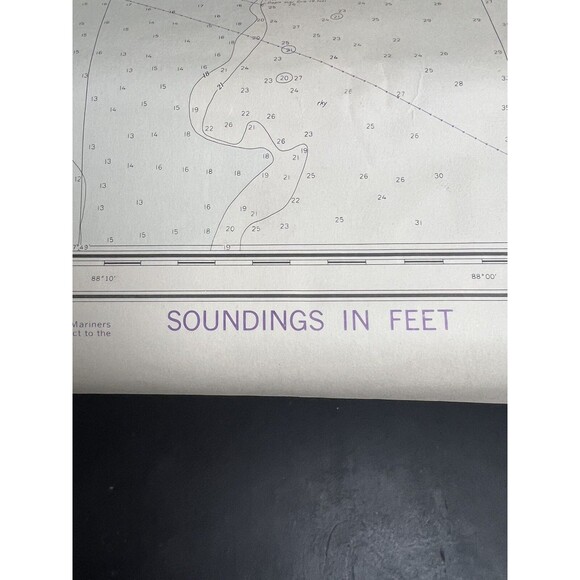 Nautical Chart/Map of Lake Michigan’s Port Washington to Waukegan - Picture 4 of 4